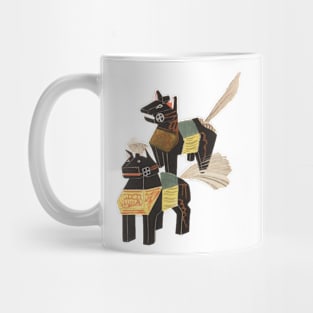 Cute Japanese Horses Cute Kawaii Samurai Yokai Mug